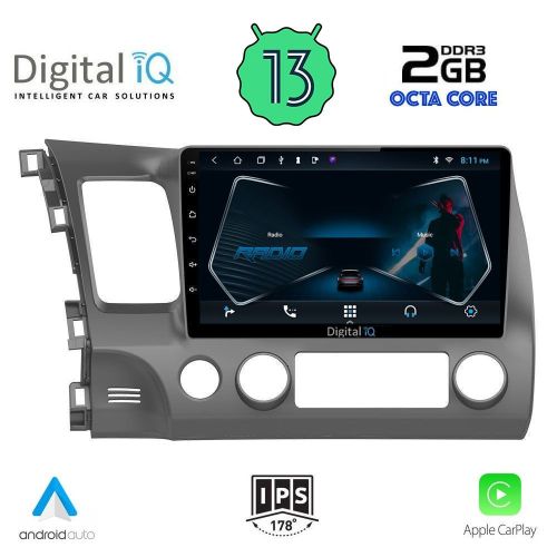 DIGITAL IQ RTC 5188_CPA Мултимедия за кола 10 инча за HONDA CIVIC 4D 2006-2012