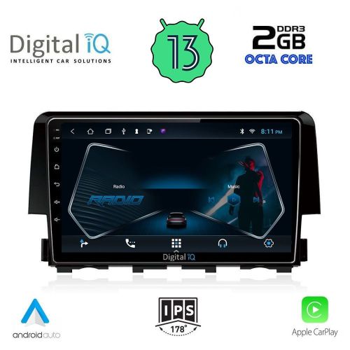 DIGITAL IQ RTC 5191_CPA MULTIMEDIA 9" for HONDA CIVIC 2016>