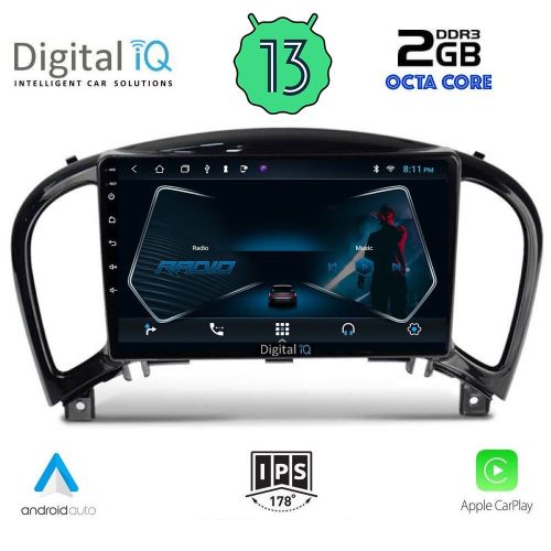 DIGITAL IQ RTC 5452_CPA Мултимедия за кола 9 инча за NISSAN JUKE 2009-2020