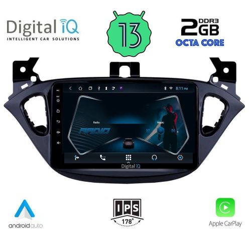 DIGITAL IQ RTC 5486_CPA Мултимедия за кола 9 инча за OPEL CORSA E 2014-2021