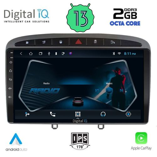 DIGITAL IQ RTC 5513_CPA MULTIMEDIA 9" PEUGEOT 308 2007-2012