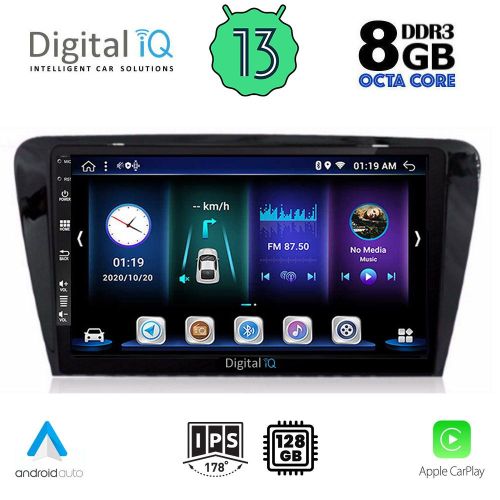 DIGITAL IQ BXD 8597_CPA Мултимедия за кола 10 инча за SKODA OCTAVIA 7 2013-2021