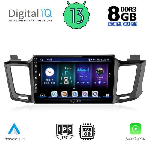DIGITAL IQ BXD 8733_CPA Мултимедия за кола 10 инча за TOYOTA RAV4 2013-2019