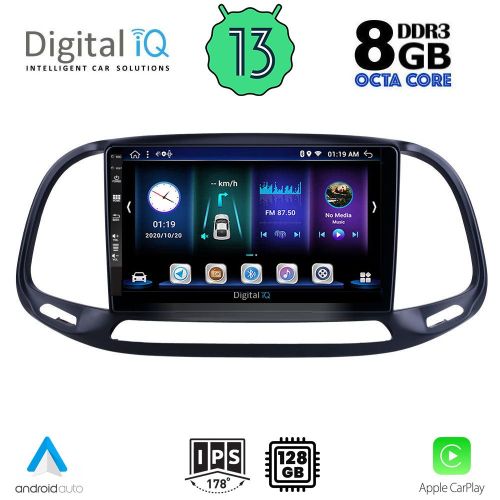 DIGITAL IQ BXD 8138_CPA Мултимедия за кола 9 инча за FIAT DOBLO-OPEL COMBO 2015-2018