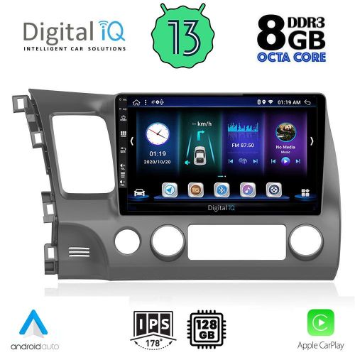 DIGITAL IQ BXD 8188_CPA Мултимедия за кола 10 инча за HONDA CIVIC 4D 2006-2012