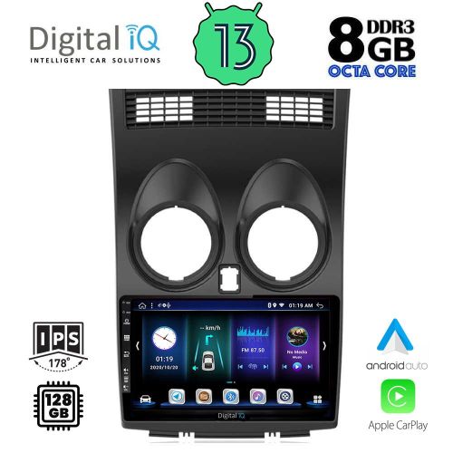 DIGITAL IQ BXD 8466_CPA MULTIMEDIA 9" for NISSAN QASHQAI 2007-2014