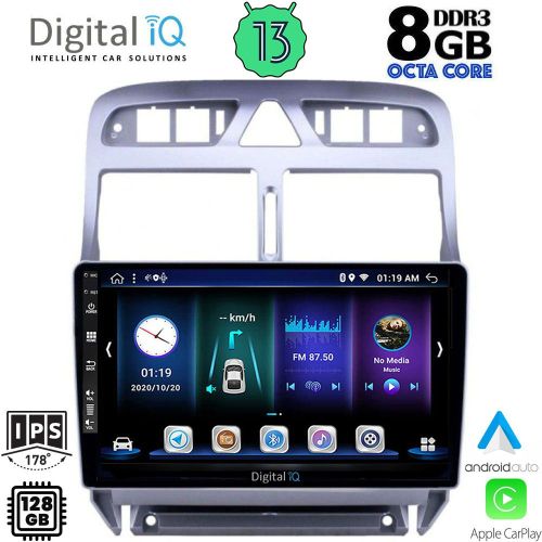 DIGITAL IQ BXD 8512_CPA Мултимедия за кола 9 инча за PEUGEOT 307 2001-2008