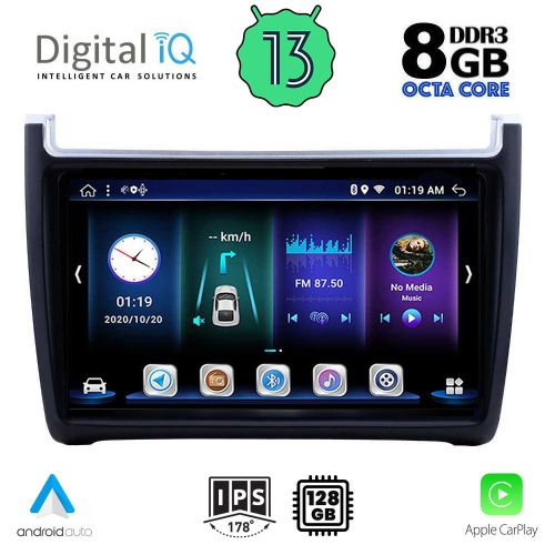 DIGITAL IQ BXD 8757_CPA MULTIMEDIA 9" for VW POLO 2014-2017