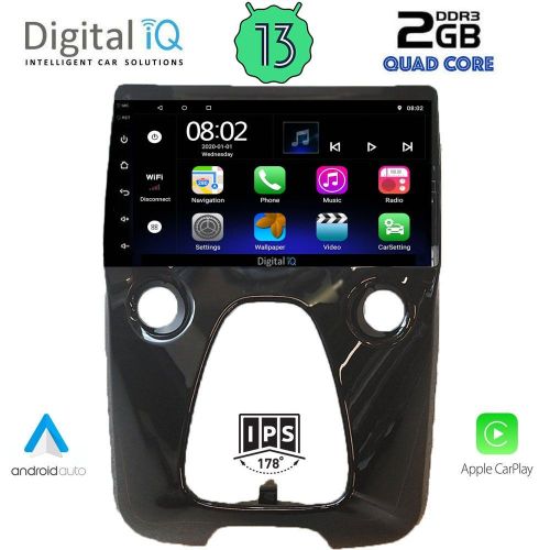 DIGITAL IQ RSB 2708_CPA Мултимедия за кола 10 инча за CITROEN C1-PEUGEOT 108-TOYOTA AYGO 2014 /AC/>
