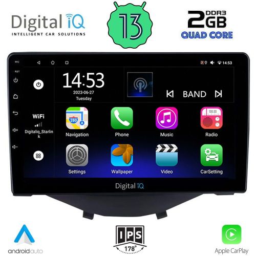 DIGITAL IQ RSB 2715_CPA MULTIMEDIA 9" for CITROEN C1-PEUGEOT 108-TOYOTA AYGO 2014> /CLIMA/