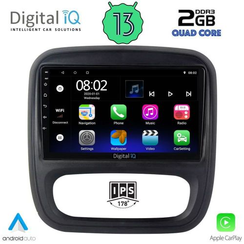 DIGITAL IQ RSB 2499_CPA Мултимедия за кола 9 инча за OPEL VIVARO-RENAULT TRAFFIC-FIAT TALENDO-NISSAN NV 300 2014>