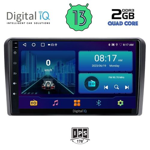 DIGITAL IQ BXB 1003_GPS Мултимедия за кола 9 инча за AUDI A3 2003-2012