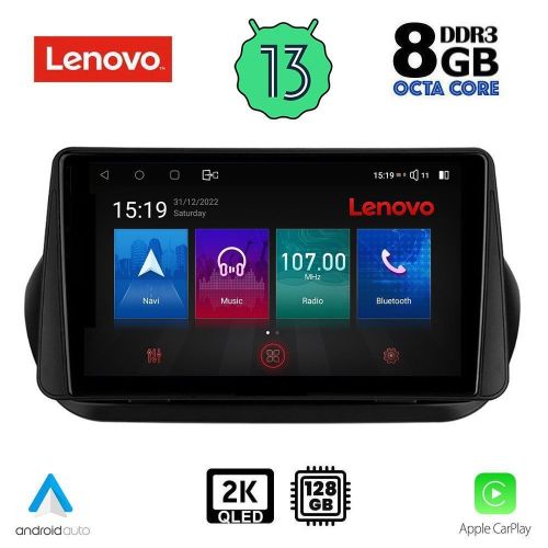 LENOVO SSW 10142_CPA MULTIMEDIA 9" for CITROEN NEMO - FIAT FIORINO QUBO - PEUGEOT BIPPER 2008-2018