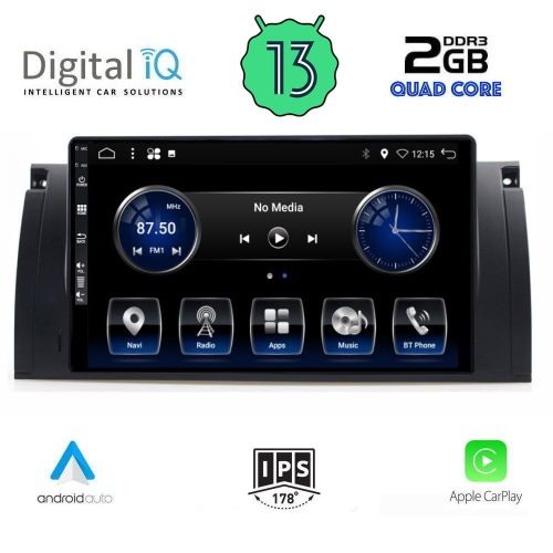 DIGITAL IQ BXH 3045_CPA Мултимедия за кола 9 инча за BMW 5 /E39/ 1997-2005 - X5 /E53/ 1999-2006