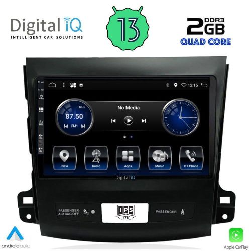 DIGITAL IQ BXH 3442_CPA MULTIMEDIA 9"  CITROEN C-CROSSER-MITSUBISHI OUTLANDER-PEUGEOT 4007 2006-2012