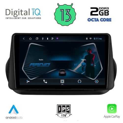DIGITAL IQ RTC 5142_CPA MULTIMEDIA 9" CITROEN NEMO-FIAT FIORINO QUBO-PEUGEOT BIPPER 2008-2018