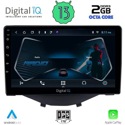 DIGITAL IQ RTC 5715_CPA MULTIMEDIA 9" CITROEN C1-PEUGEOT 108-TOYOTA AYGO 2014> /CLIMA//