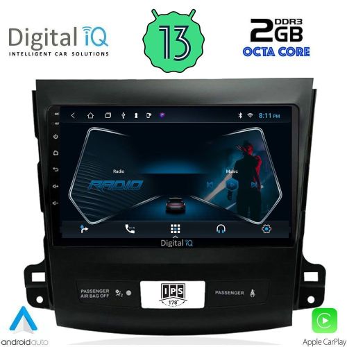 DIGITAL IQ RTC 5442_CPA MULTIMEDIA 9" CITROEN C-CROSSER-MITSUBISHI OUTLANDER-PEUGEOT 4007 2006-2012