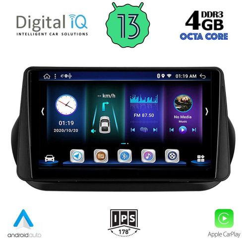 DIGITAL IQ BXD 6142_CPA MULTIMEDIA 9" for CITROEN NEMO-FIAT FIORINO QUBO-PEUGEOT BIPPER 2008-2018