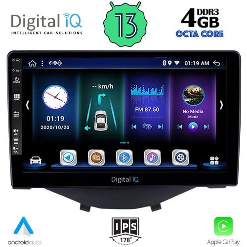 DIGITAL IQ BXD 6715_CPA MULTIMEDIA 9" for CITROEN C1-PEUGEOT 108-TOYOTA AYGO 2014> /CLIMA/