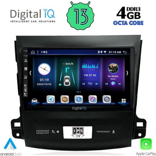 DIGITAL IQ BXD 6442_CPA MULTIMEDIA 9" for CITROEN C-CROSSER-MITSUBISHI OUTLANDER-PEUGEOT 4007 2006-2012