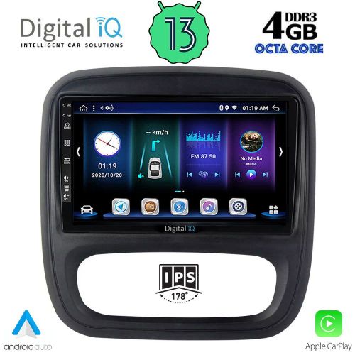 DIGITAL IQ BXD 6499_CPA Мултимедия за кола 9 инча за OPEL VIVARO-RENAULT TRAFFIC-FIAT  TALENDO-NISSAN NV300 2014>