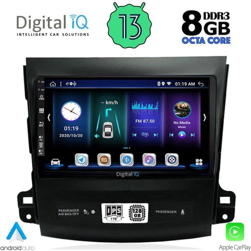 DIGITAL IQ BXD 8442_CPA MULTIMEDIA 9" for CITROEN C-CROSSER-MITSUBISHI OUTLANDER-PEUGEOT 4007 2006-2012