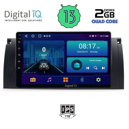 DIGITAL IQ BXB 1045_GPS MULTIMEDIA 9" for BMW S.5 /E39/ 1997-2005 - X5 /E53/ 1999-2006
