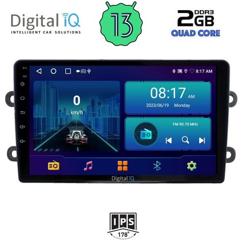 DIGITAL IQ BXB 1102_GPS MULTIMEDIA 9" for DACIA DUSTER 2012-2019