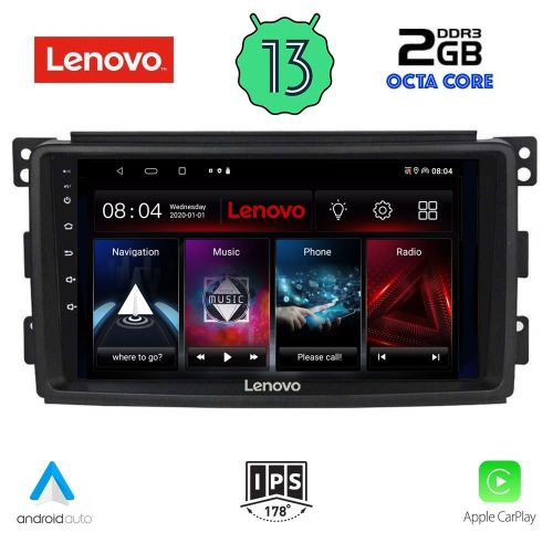 LENOVO LVF 7621_CPA MULTIMEDIA 9" for  SMART 2007-2010 