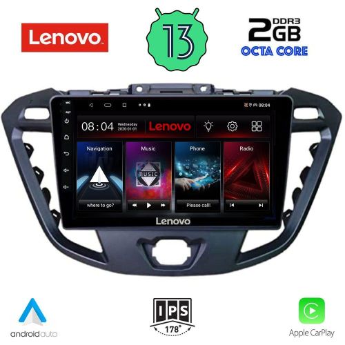 LENOVO LVF 7177_CPA MULTIMEDIA 9" for FORD TRANZIT CUSTOM-TORNEO CUSTOM 2013-2019