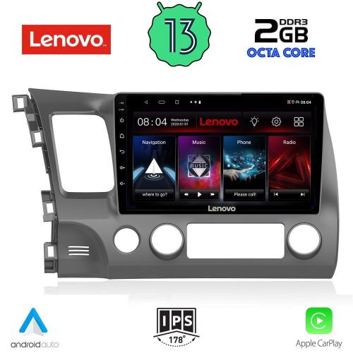 LENOVO LVF 7188_CPA MULTIMEDIA 9" for HONDA CIVIC 4D 2006-2012