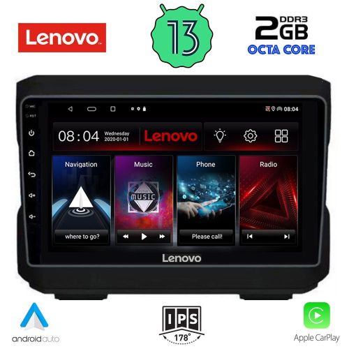 LENOVO LVF 7272_CPA MULTIMEDIA 10" for JEEP CHEROKEE 2007-2014 - DODGE 2007>