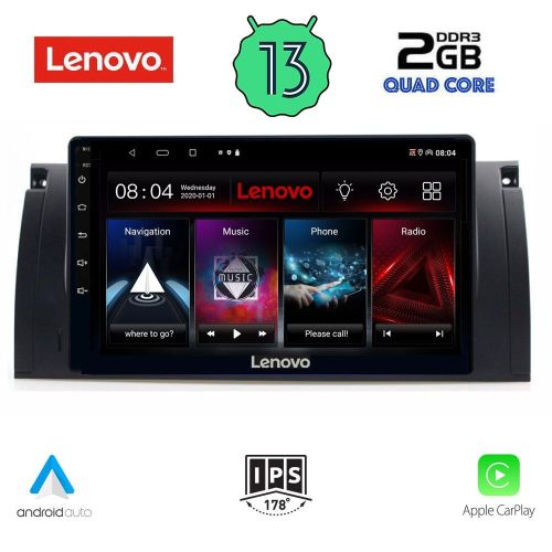 LENOVO LVD 4045_CPA MULTIMEDIA 9" for BMW S.5 /E39/ 1997-2005 - X5 /E53/ 1999-2006