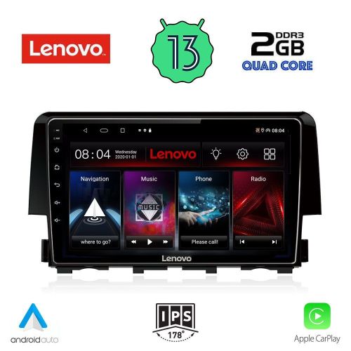 LENOVO LVD 4191_CPA MULTIMEDIA 9" for HONDA CIVIC 2016>
