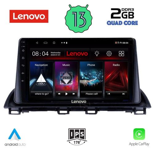LENOVO LVD 4367_CPA MULTIMEDIA 9" for MAZDA 3 2014>