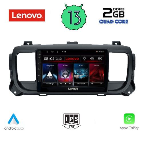 LENOVO LVD 4729_CPA MULTIMEDIA 9" for CITROEN JUMPY-SPACETOURER-PEUGEOT EXPERT-TRAVELLER-TOYOTA PROACE 2016>