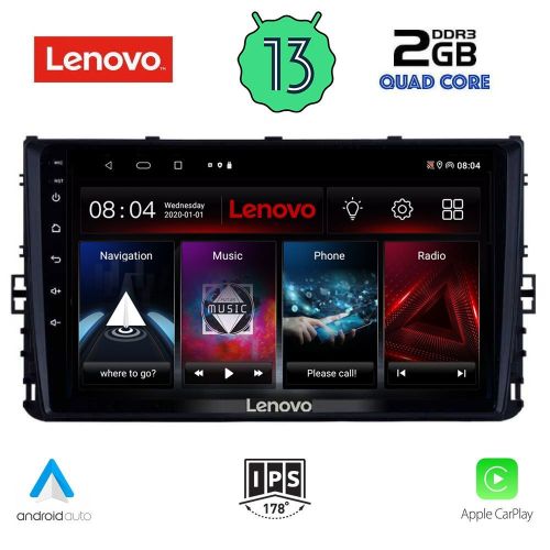 LENOVO LVD 4758_CPA Мултимедия за кола 9 инча за VW TROCK - TCROSS 2017>