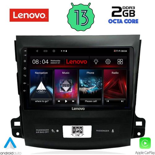 LENOVO LVF 7442_CPA MULTIMEDIA 9" for CITROEN C-CROSSER-MITSUBISHI OUTLANDER-PEUGEOT 4007 2006-2012