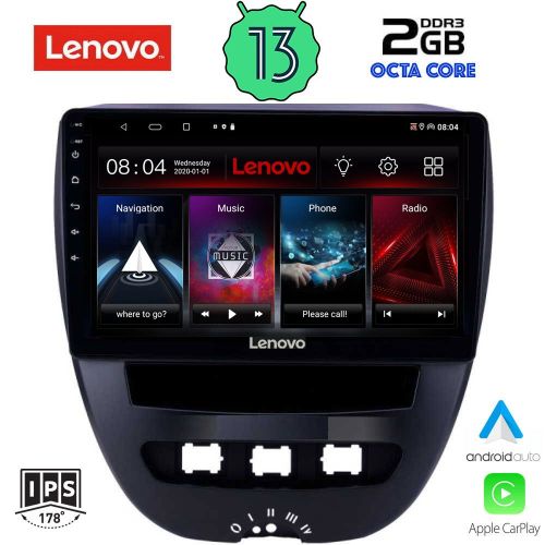 LENOVO LVF 7707_CPA MULTIMEDIA 10" for CITROEN C1-PEUGEOT 107-TOYOTA AYGO 2005-2014