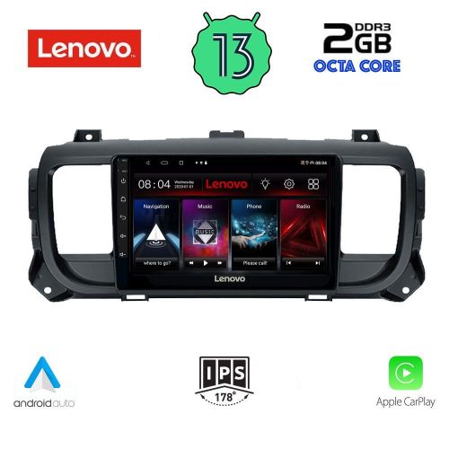 LENOVO LVF 7729_CPA Мултимедия за кола 9 инча за CITROEN JUMPY-SPACETOURER-PEUGEOT EXPERT-TRAVELLER-TOYOTA PROACE 2016>