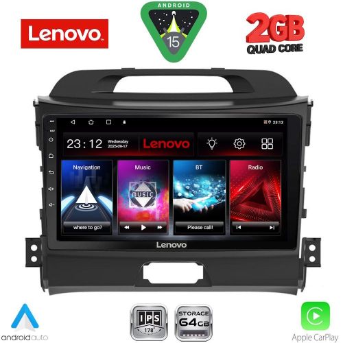 LENOVO LVD 2325_CPA  MULTIMEDIA 9" for KIA SPORTAGE 2010-2015