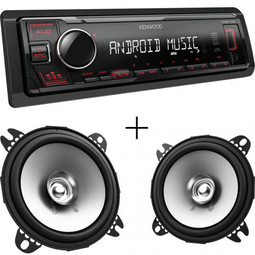 Kenwood KMM-105RY + KFC-S1056