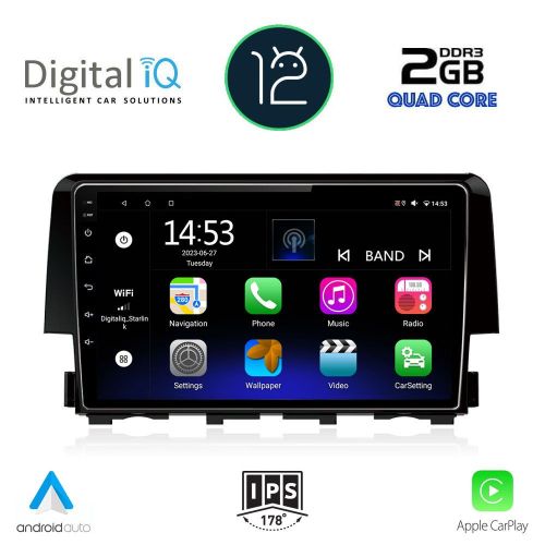 DIGITAL IQ RSB 2191_CPA MULTIMEDIA 9" for HONDA CIVIC mod. 2016>