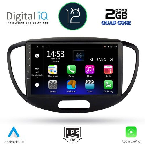 DIGITAL IQ RSB 2223_CPA MULTIMEDIA 9" for HYUNDAI i10 mod. 2008-2013