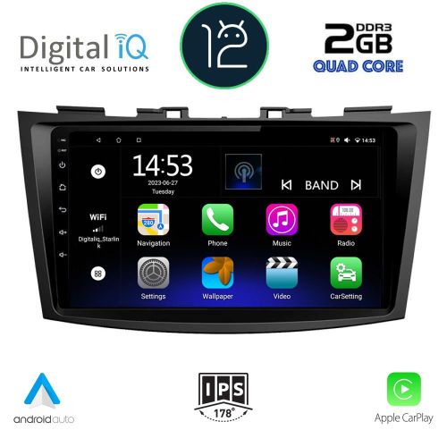 DIGITAL IQ RSB 2685_CPA MULTIMEDIA 9" for SUZUKI SWIFT mod. 2011-2016