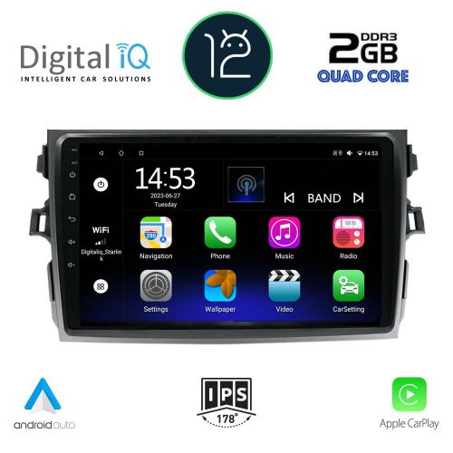 DIGITAL IQ RSB 2713_CPA MULTIMEDIA 9" for TOYOTA COROLLA 4D mod. 2006-2012
