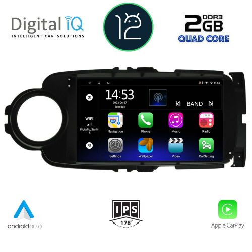 DIGITAL IQ RSB 2737_CPA MULTIMEDIA 9" for TOYOTA YARIS mod. 2011-2020