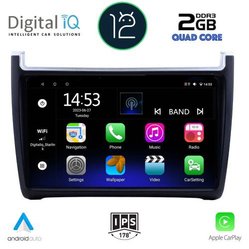 DIGITAL IQ RSB 2757_CPA MULTIMEDIA 9" for VW POLO mod. 2014-2017