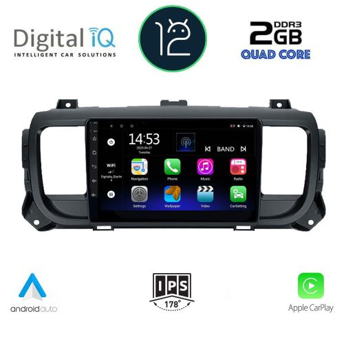 DIGITAL IQ RSB 2729_CPA Мултимедия за кола 9 инча за CITROEN JUMPY-SPACETOURER – PEUGEOT EXPERT-TRAVELLER – TOYOTA PROACE mod.2016>